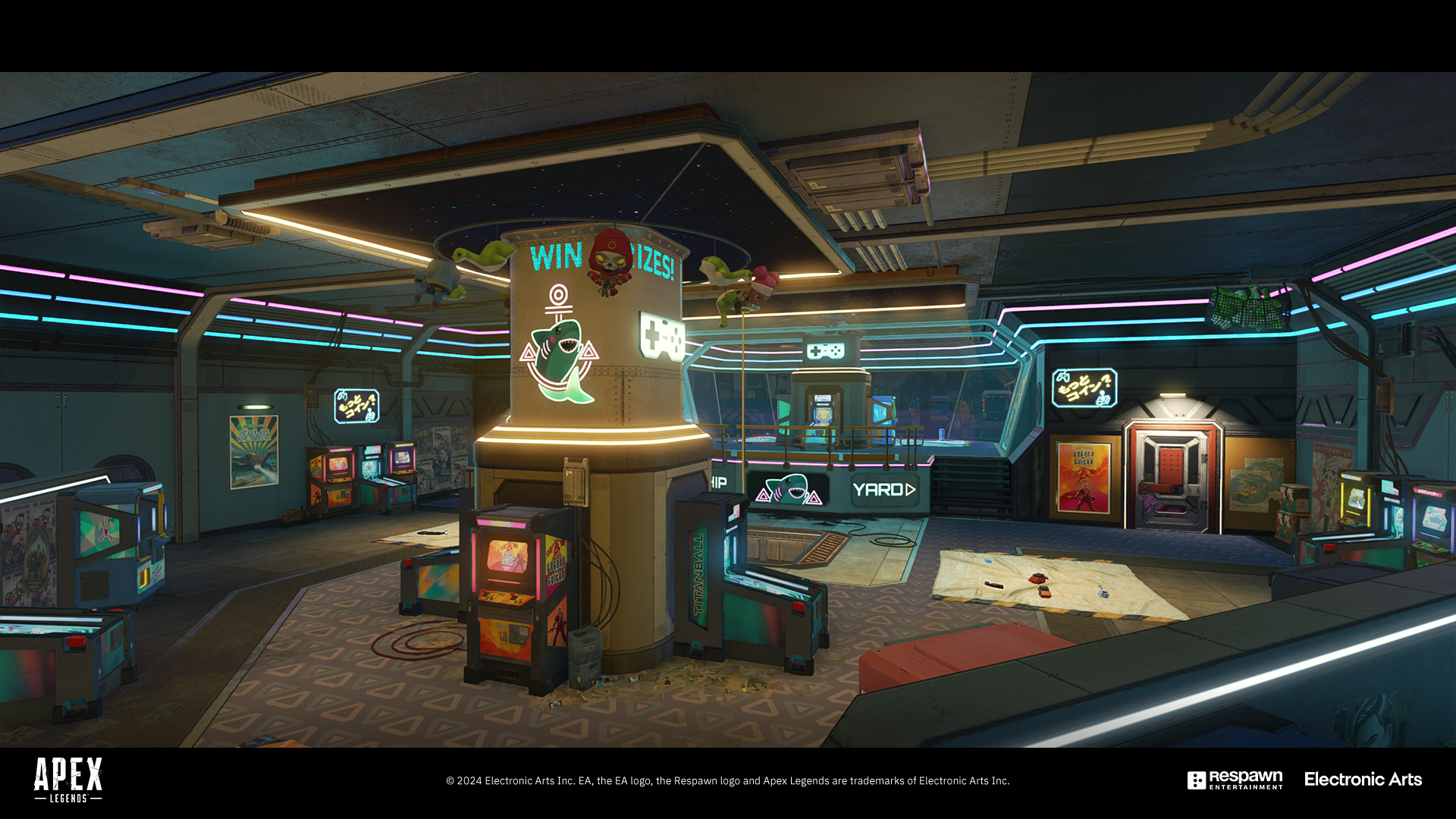 Apex Legends E-District Shipyard Arcade POI